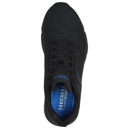 Skechers Uno Evolve - Infinite Air Μαύρα Ανδρικά Παπούτσια 183030-BBK